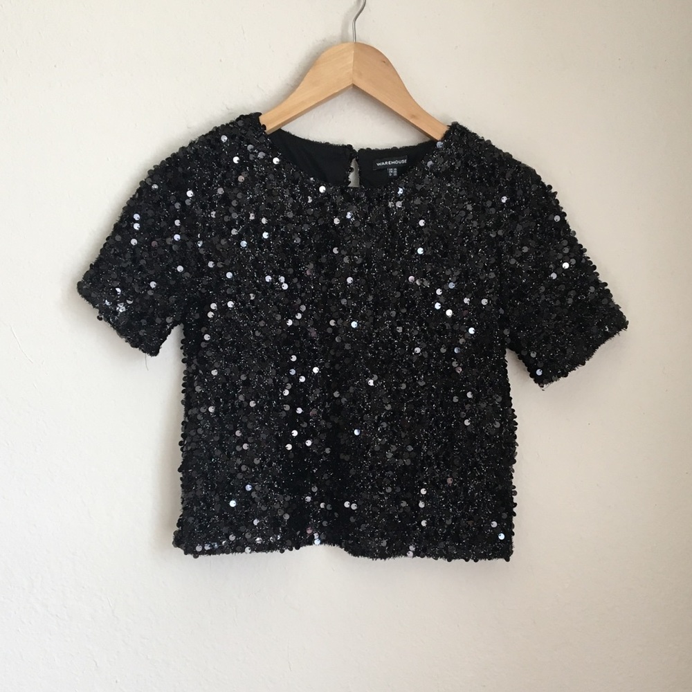 gorgeous sequined top